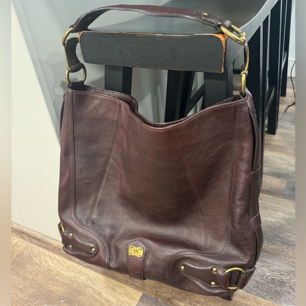 Michael Kors, large hobo leather bag